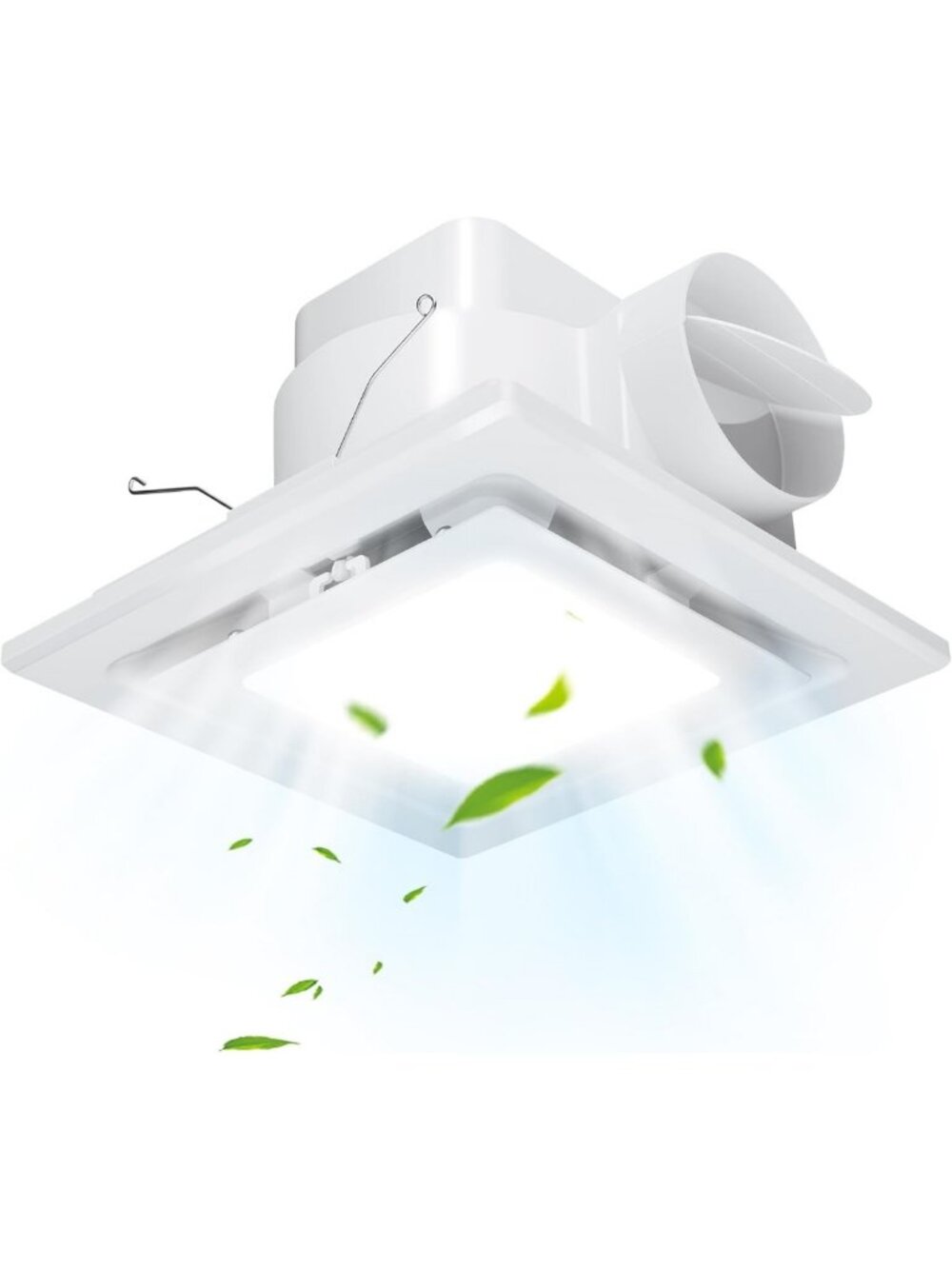 Ultra Quiet 110 CFM Bathroom Exhaust Fan with LED Light, Energy Efficient